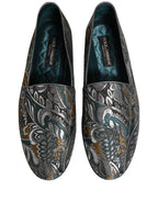 Multicolor Paisley Brocade Men Loafers Shoes