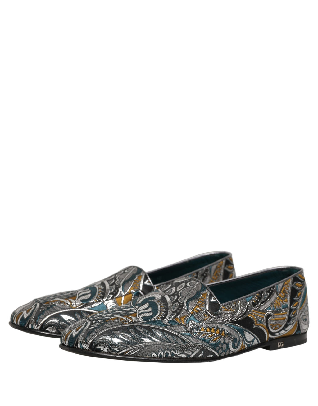 Multicolor Paisley Brocade Men Loafers Shoes