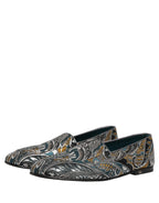 Multicolor Paisley Brocade Men Loafers Shoes