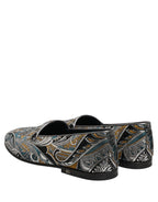 Multicolor Paisley Brocade Men Loafers Shoes