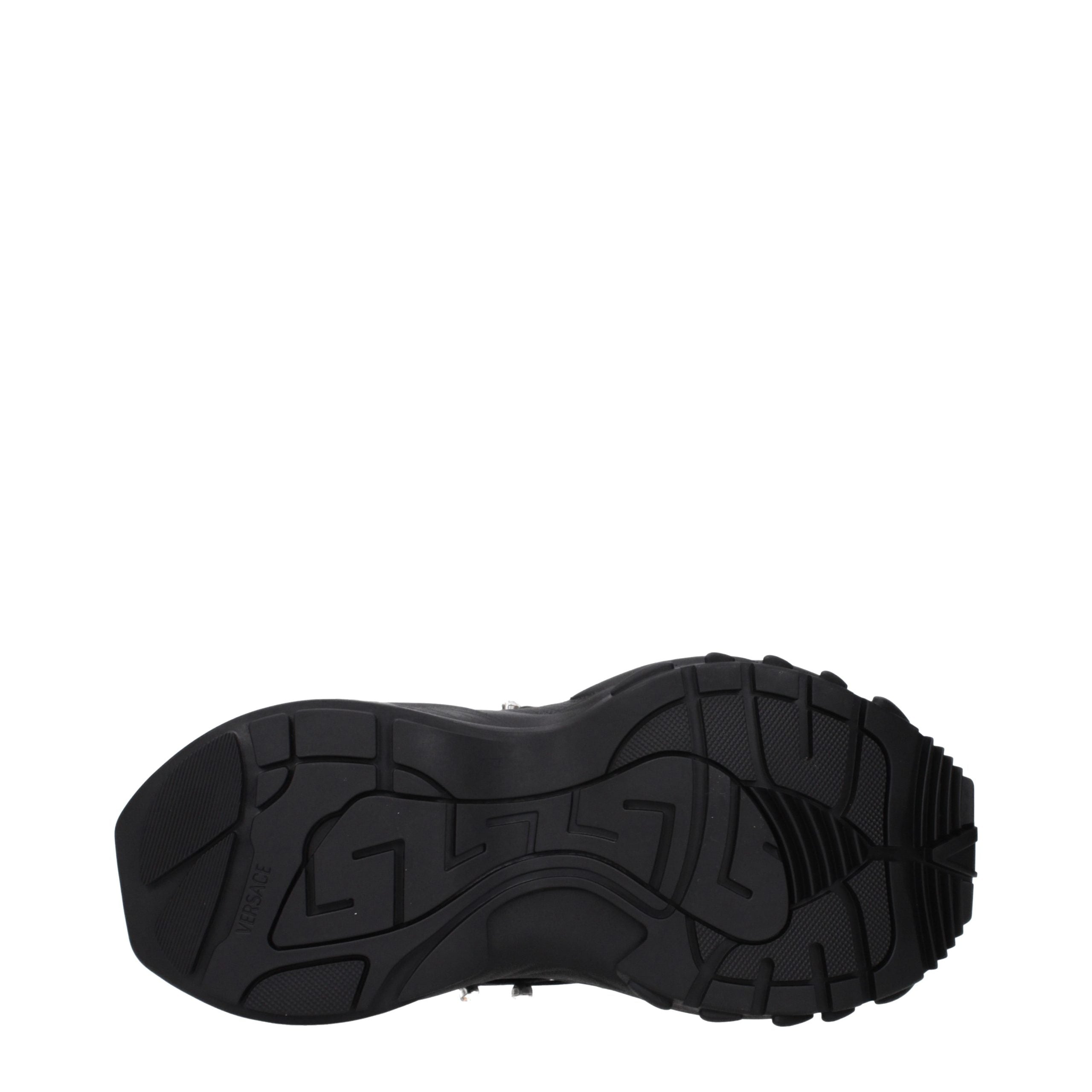 Black Fabric Sneakers