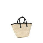Beige Raffia Handbag