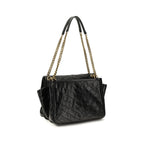 Black Calf Leather Bos Taurus Shoulder Bag