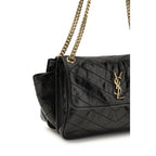 Black Calf Leather Bos Taurus Shoulder Bag