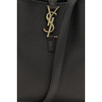 Black Calf Leather Bos Taurus Shoulder Bag