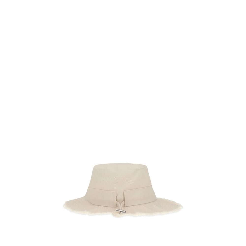 White Cotton Bucket Hat