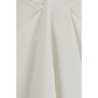 White Wool Oves Aries Long Skirt