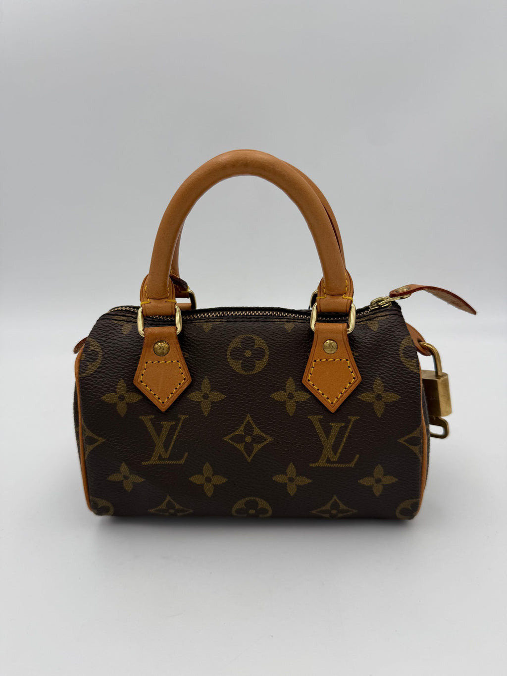LOUIS VUITTON Nano Speedy Monogram Handbag