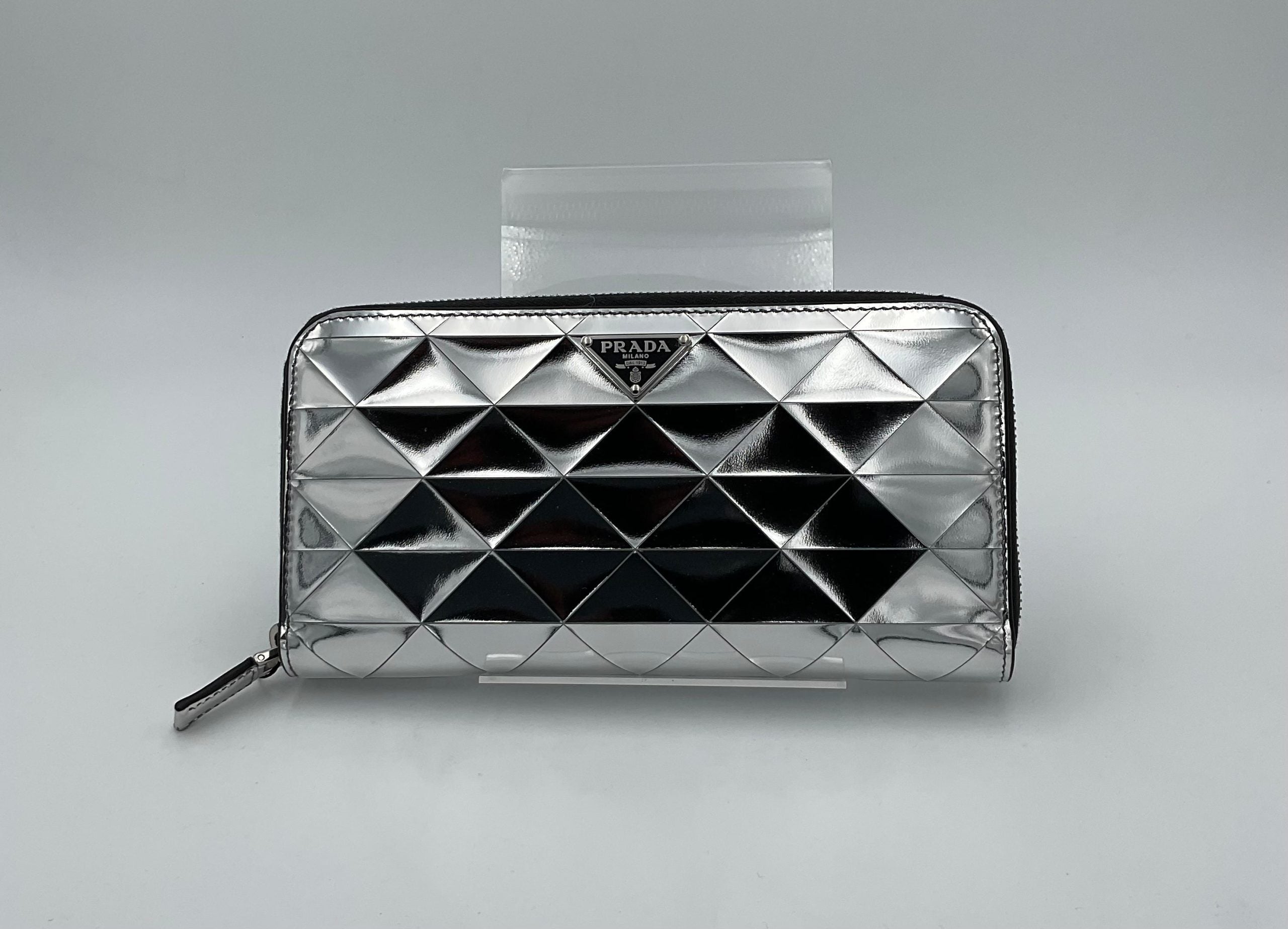 PRADA Laminated Leather Wallet
