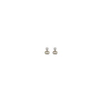 Bicolor Brass Earrings