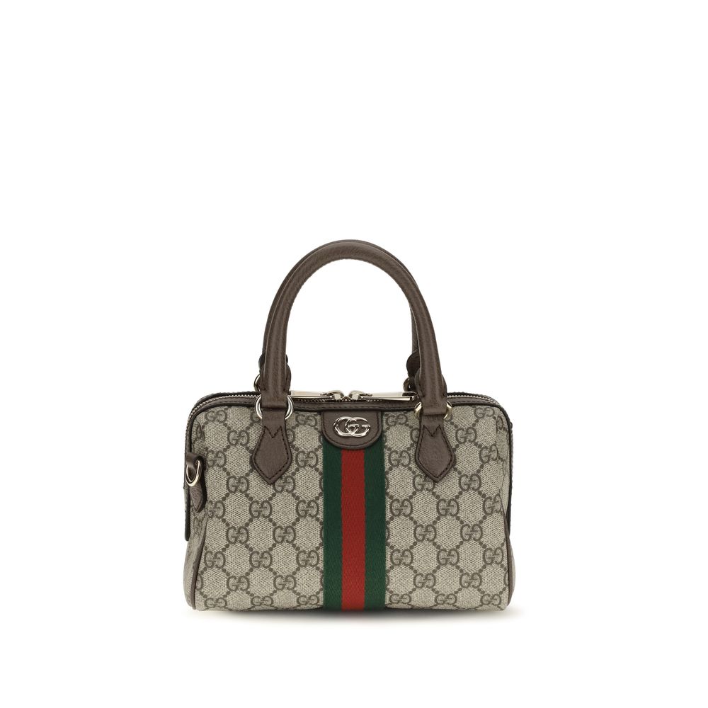 Brown Fabric Handbag
