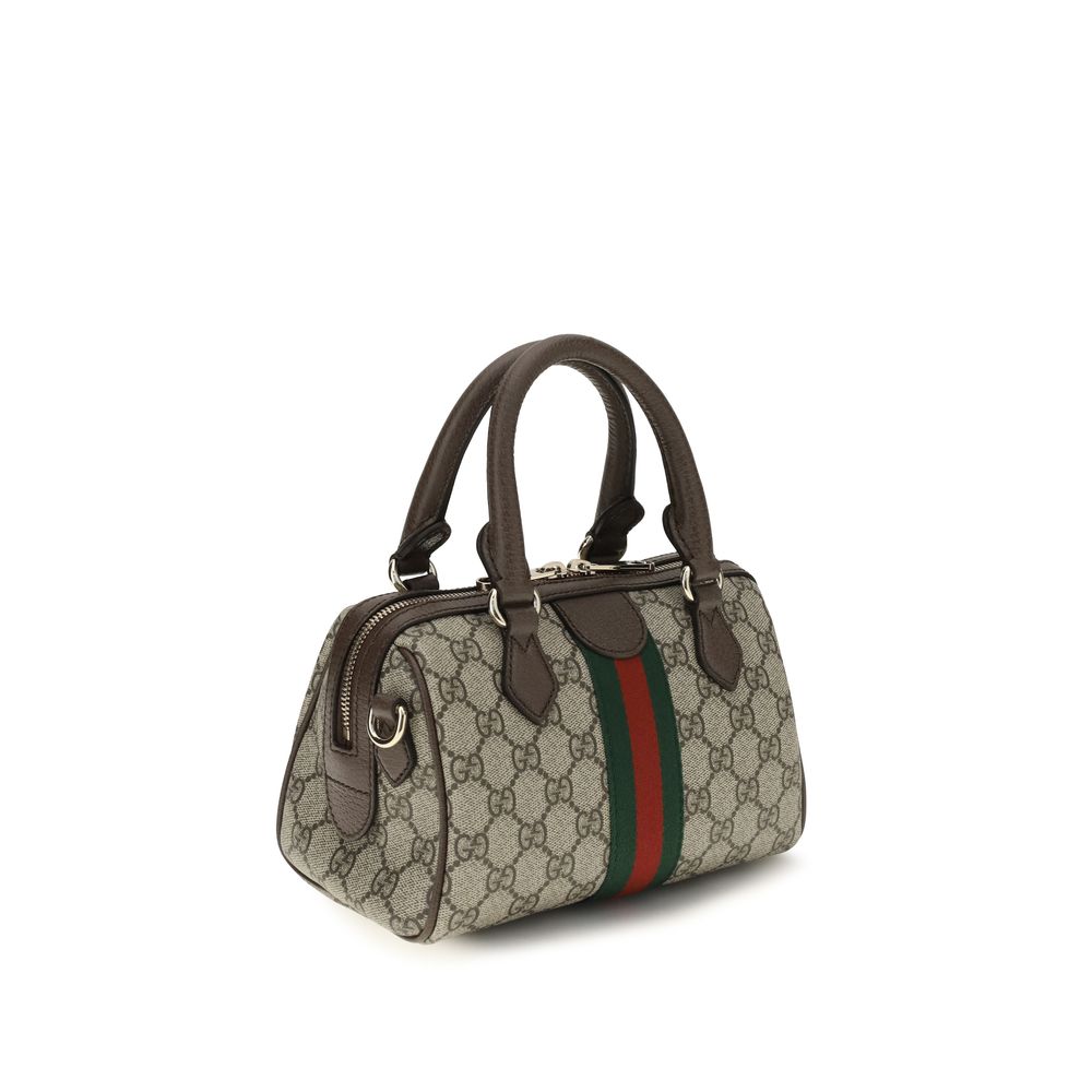 Brown Fabric Handbag