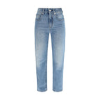 Blue Cotton Jeans Denim