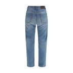 Blue Cotton Jeans Denim