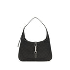 Black Fabric Shoulder Bag