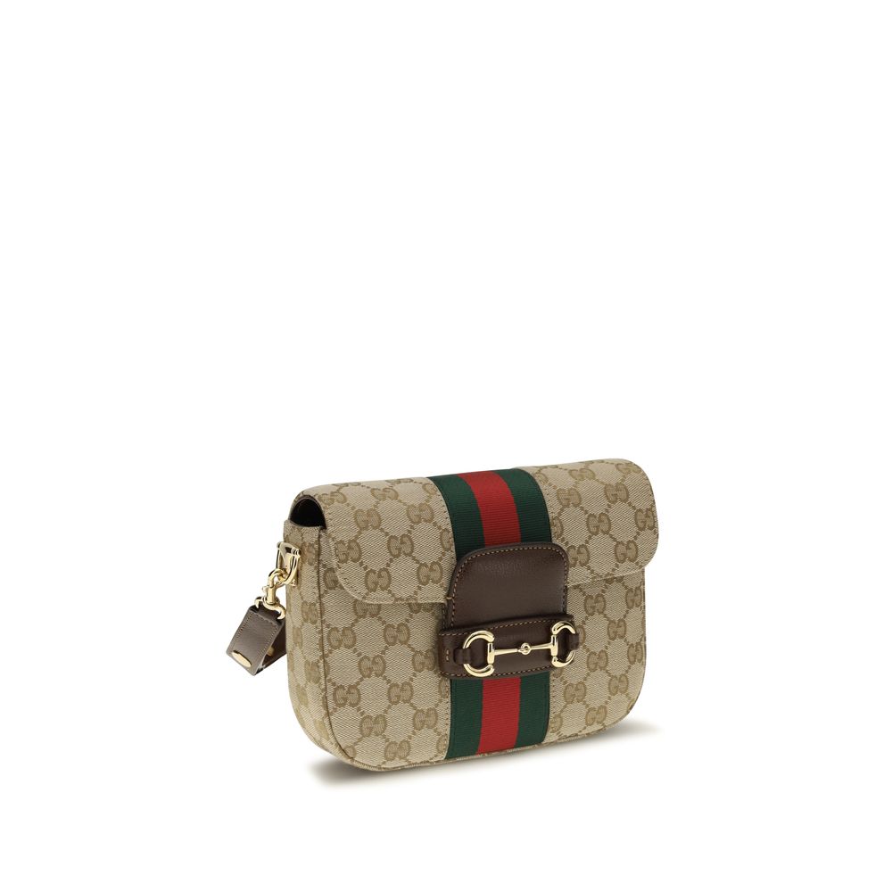 Beige Fabric Shoulder Bag