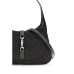 Black Fabric Shoulder Bag