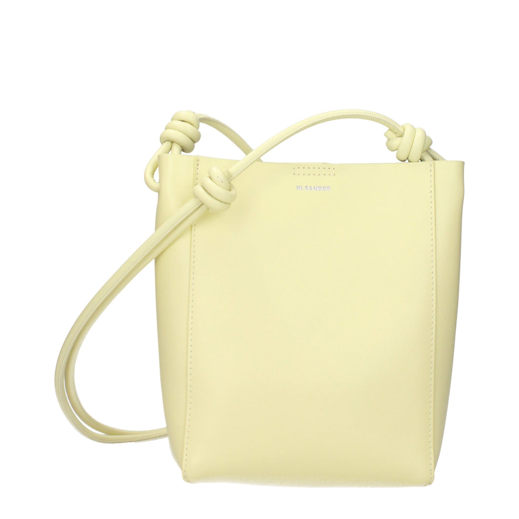 Yellow Leather Crossbody Bag