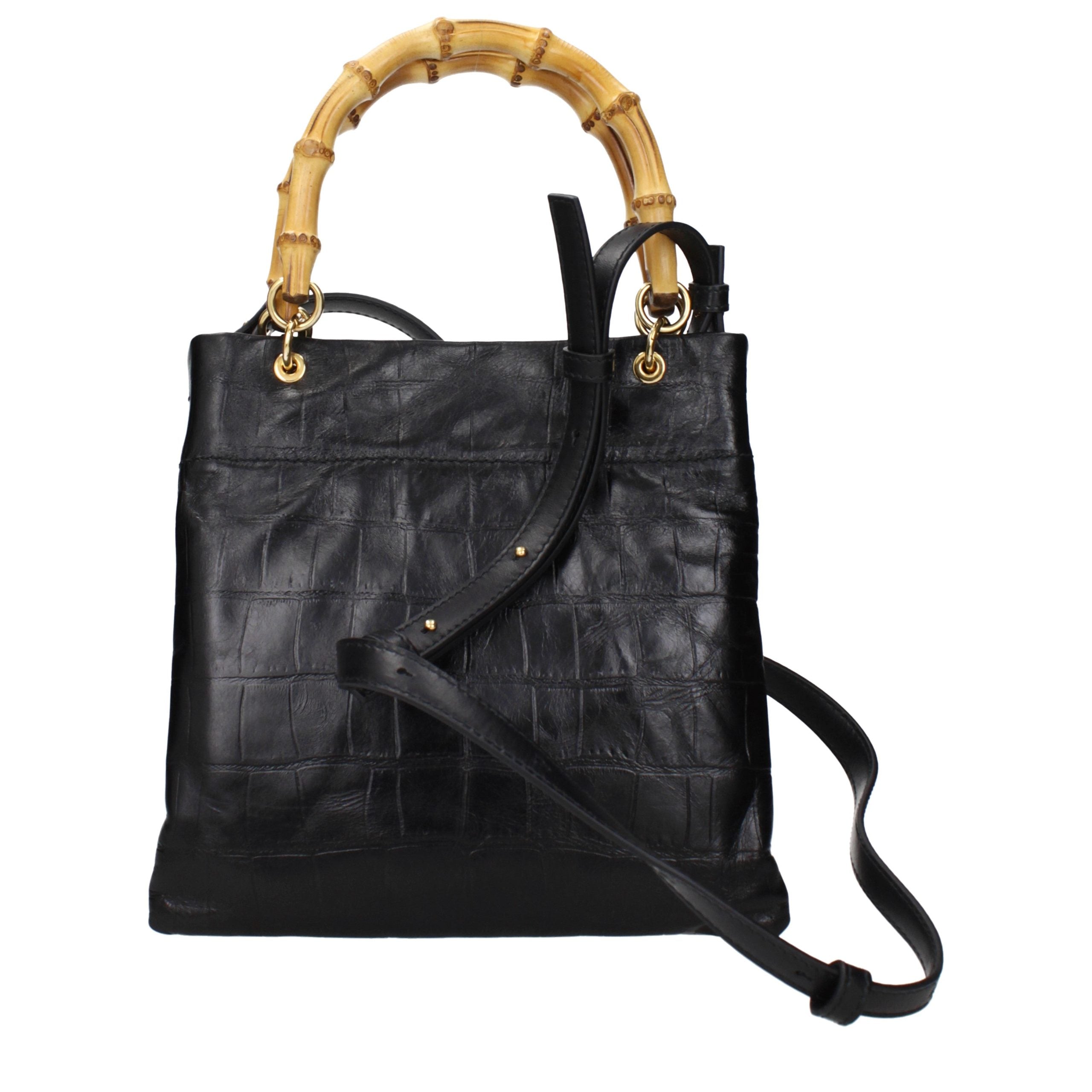 Black Leather Handbag