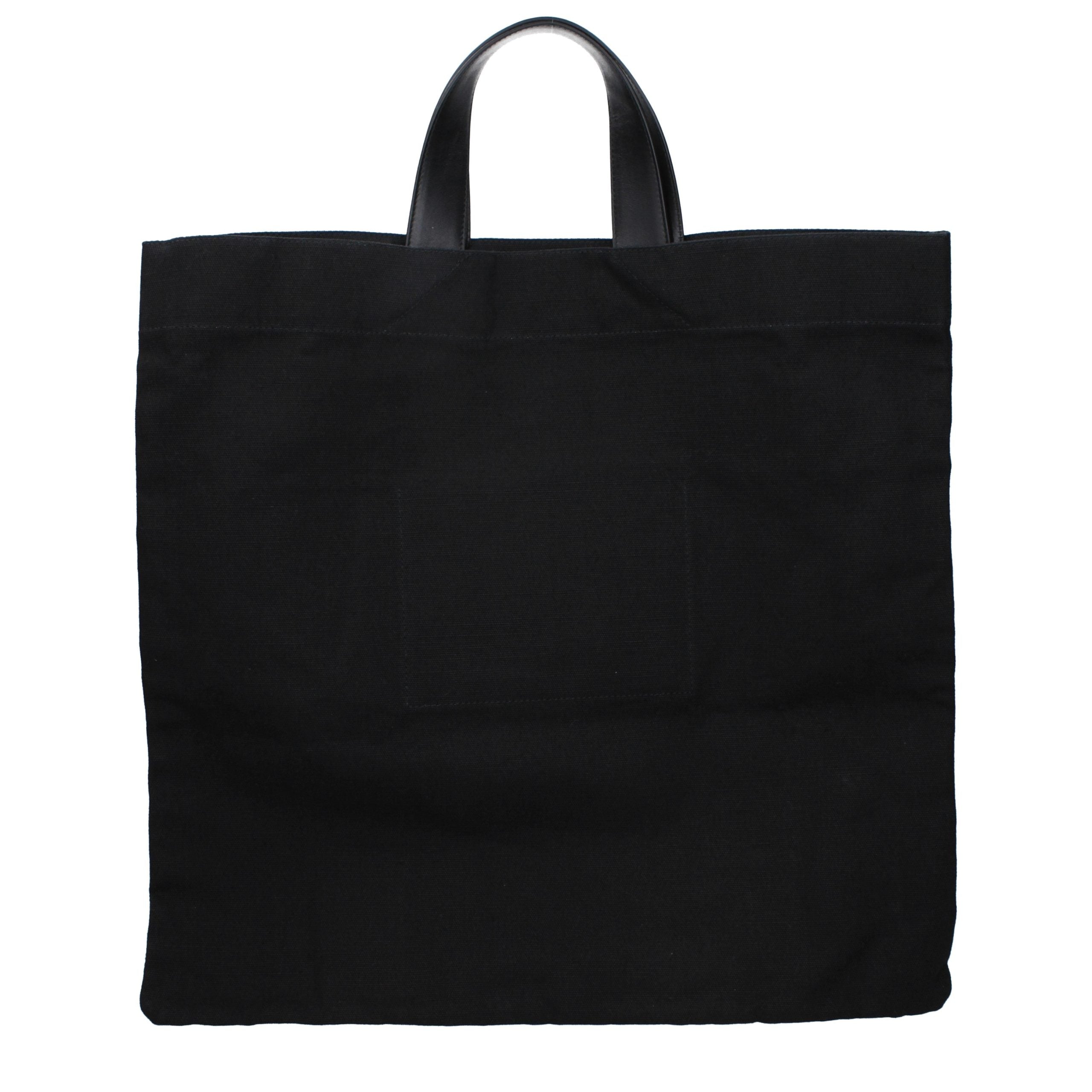 Black Fabric Handbag