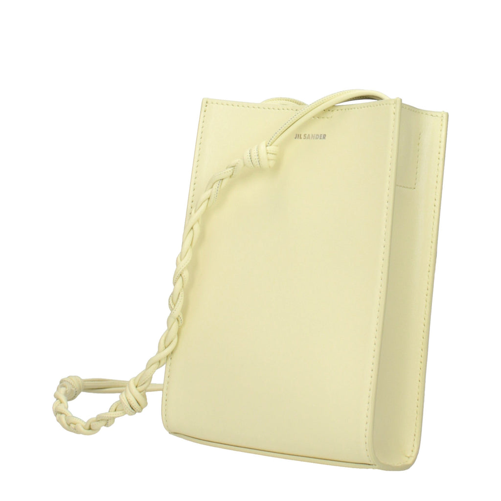 Yellow Leather Crossbody Bag