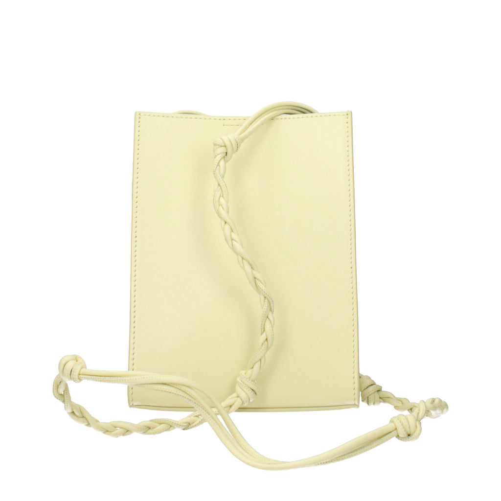Yellow Leather Crossbody Bag