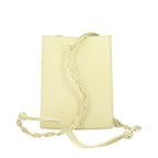Yellow Leather Crossbody Bag