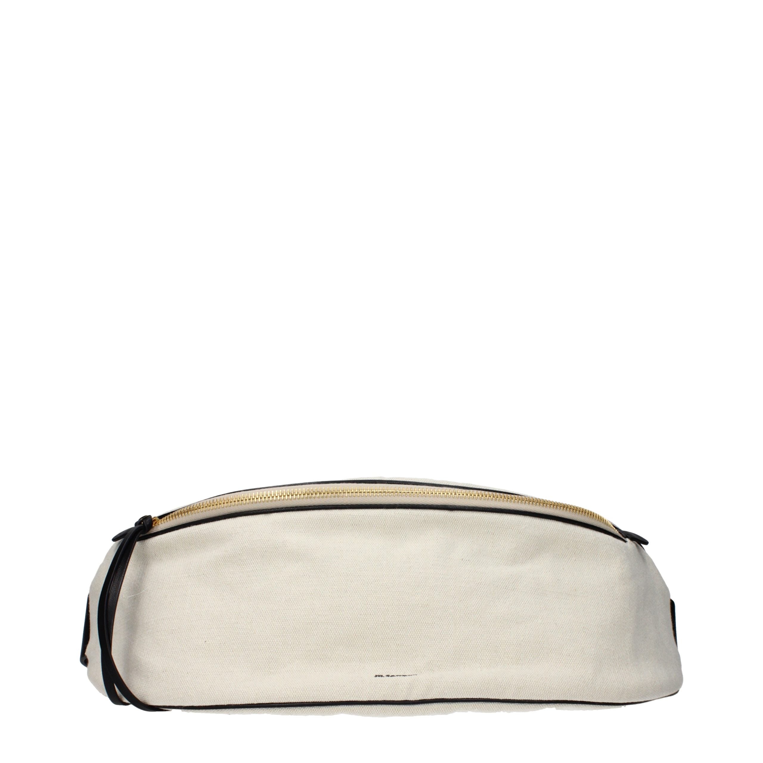Beige Fabric Backpack
