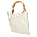 Beige Leather Handbag