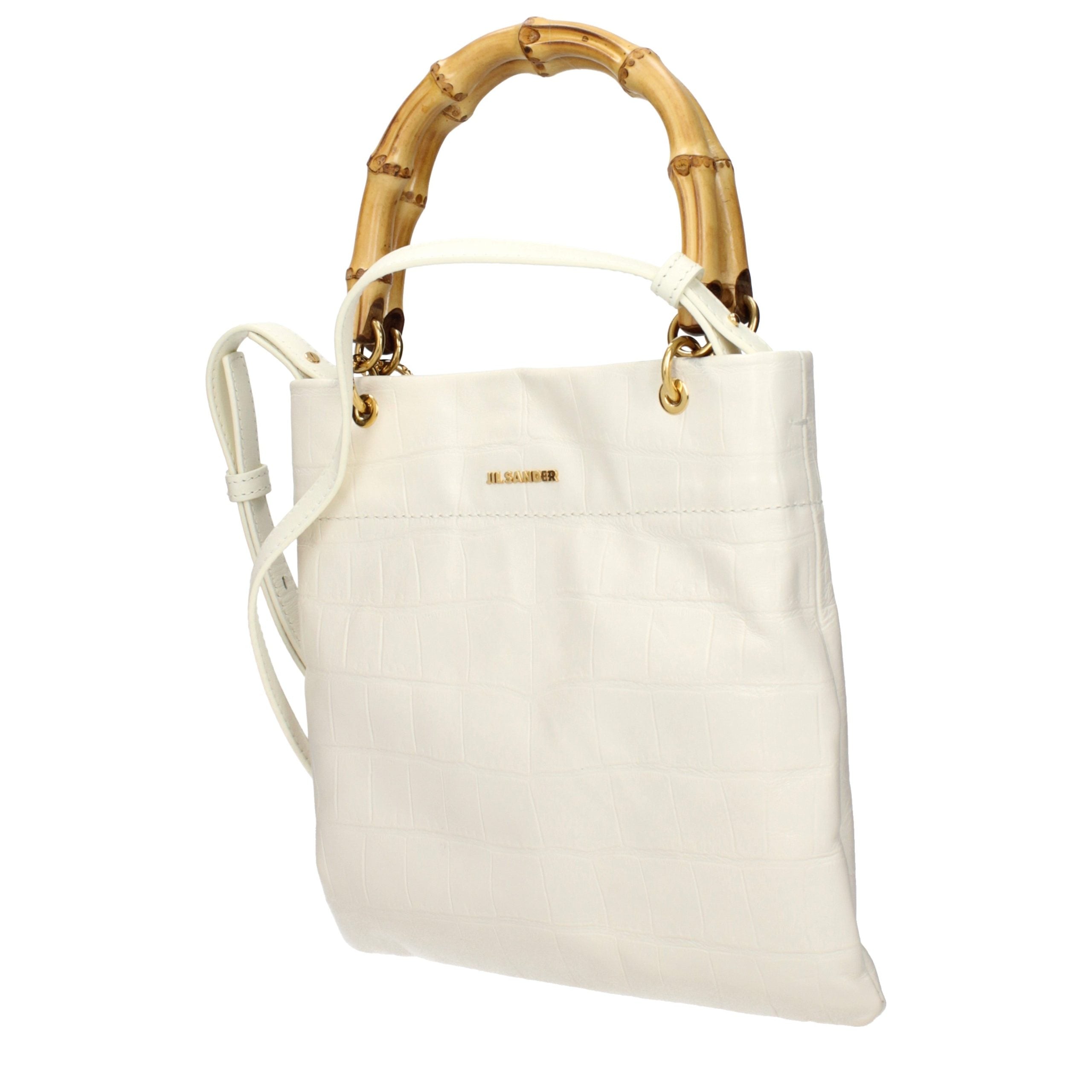 Beige Leather Handbag