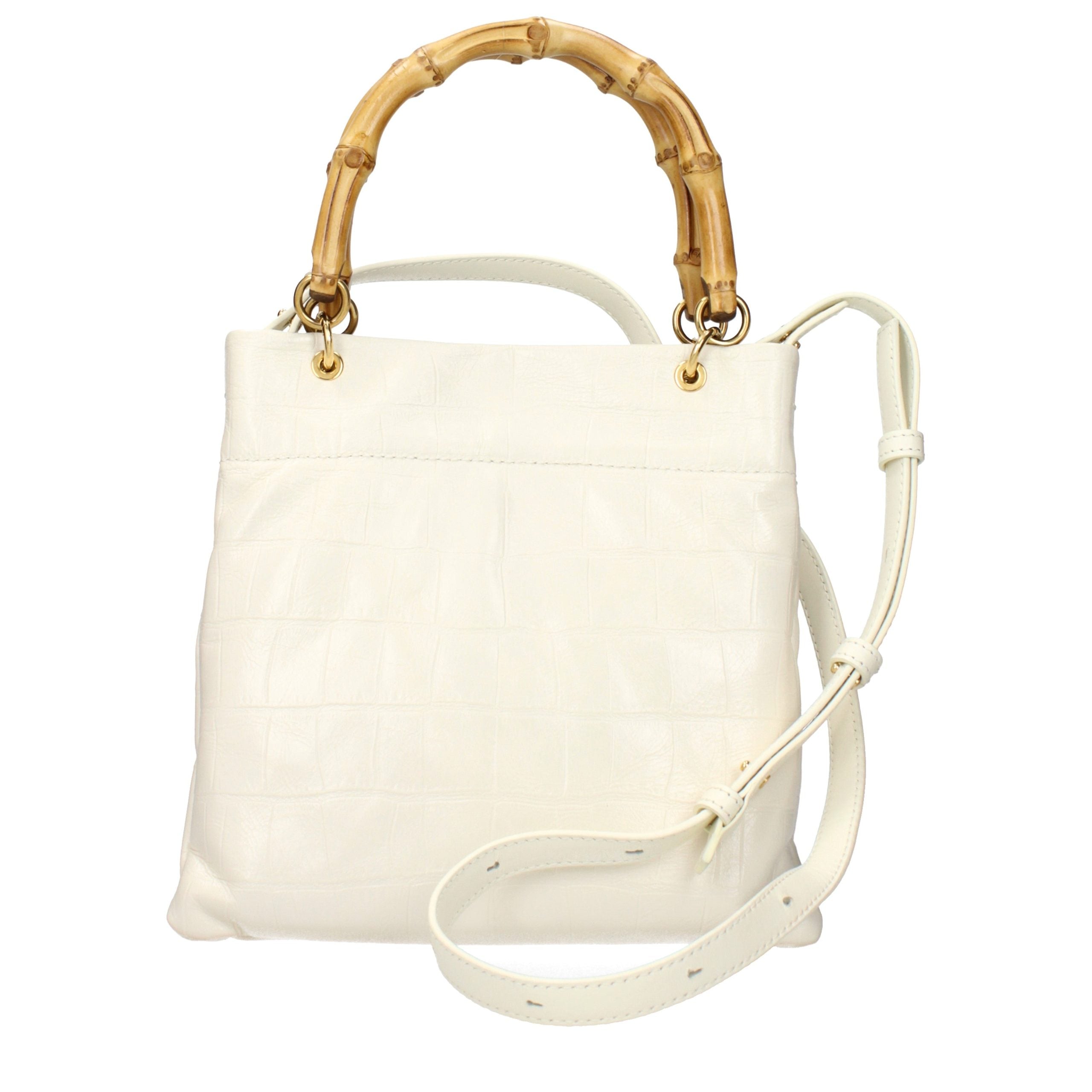 Beige Leather Handbag