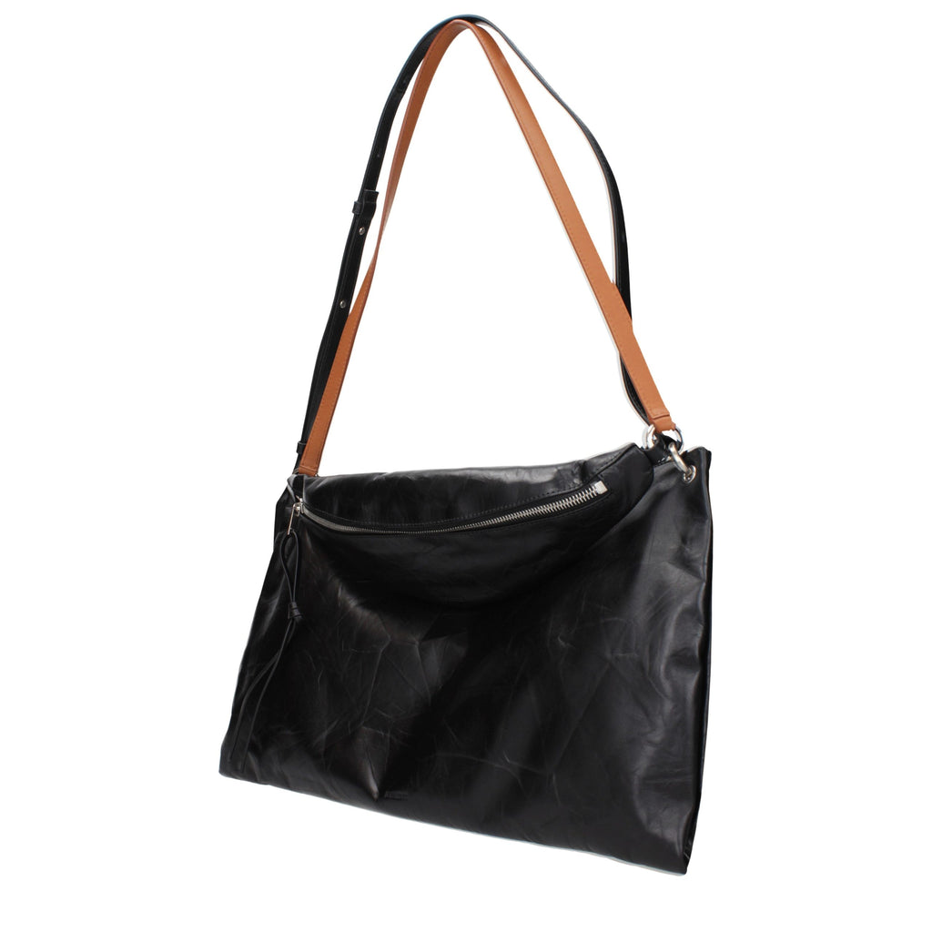Black Leather Crossbody Bag