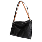 Black Leather Crossbody Bag