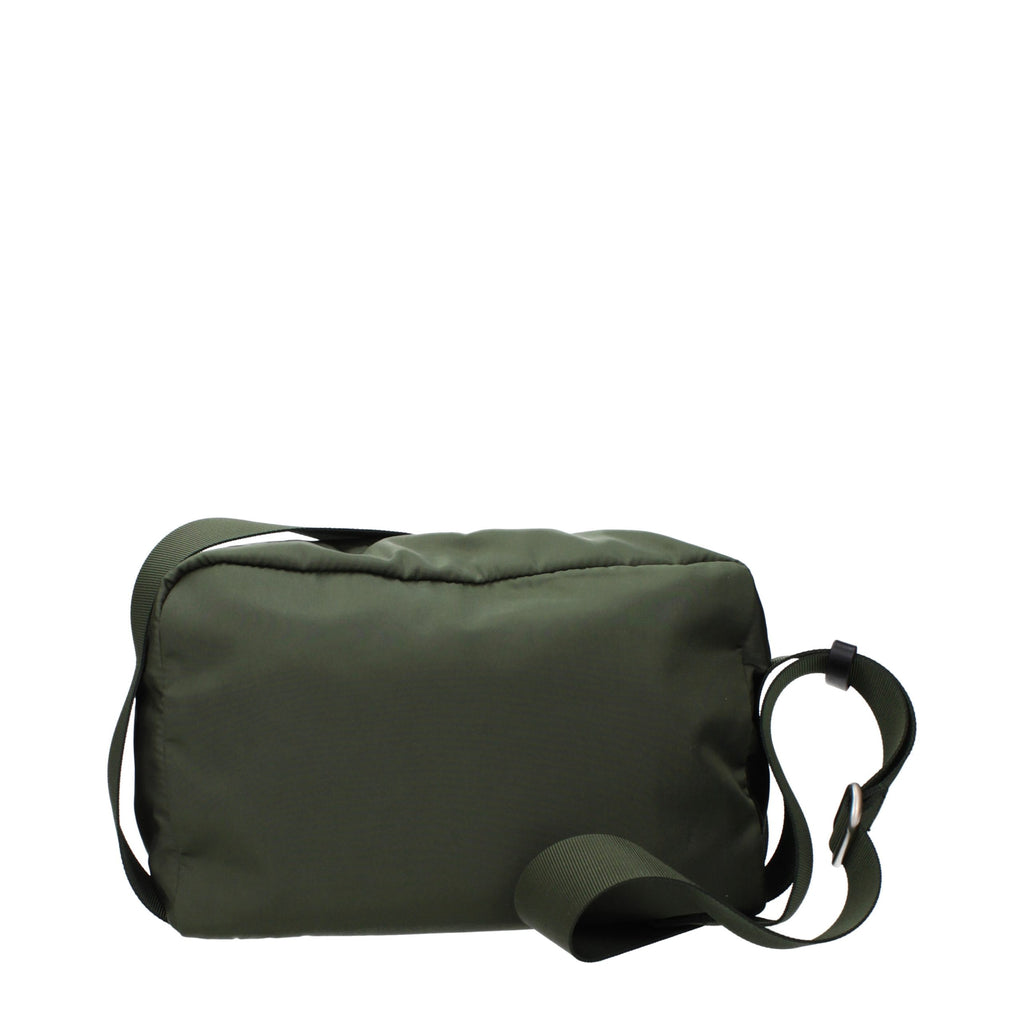 Green Nylon Crossbody Bag