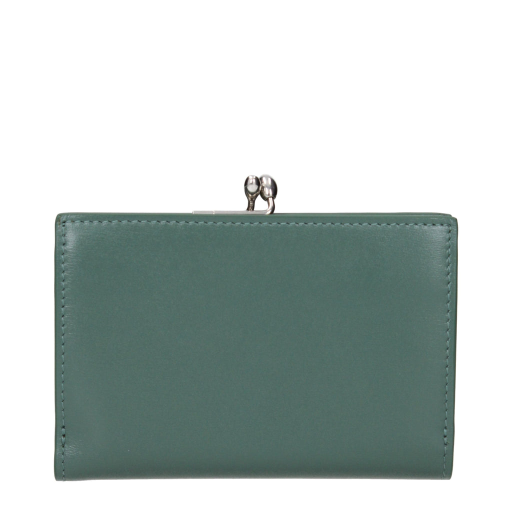 Green Leather Wallet