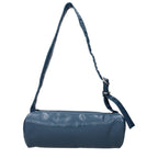 Blue Leather Crossbody Bag