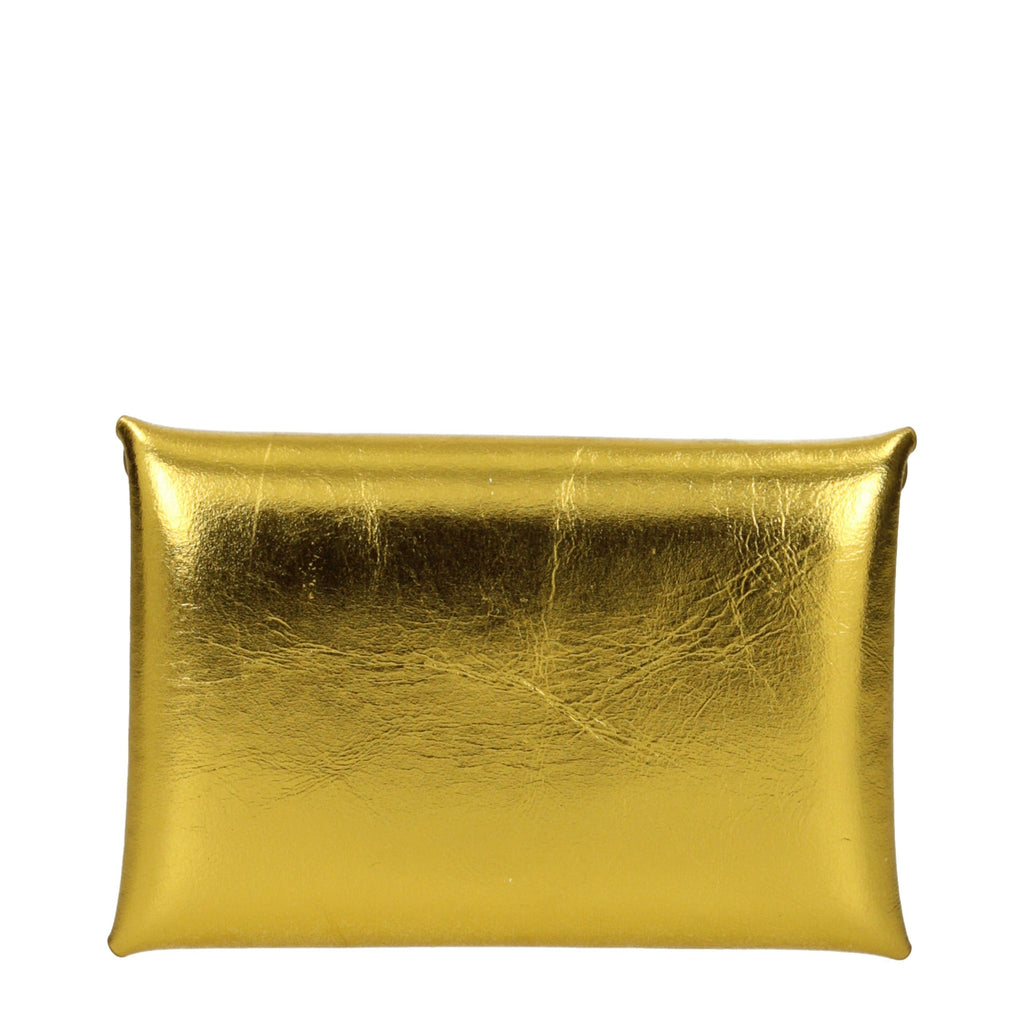 Gold Leather Wallet