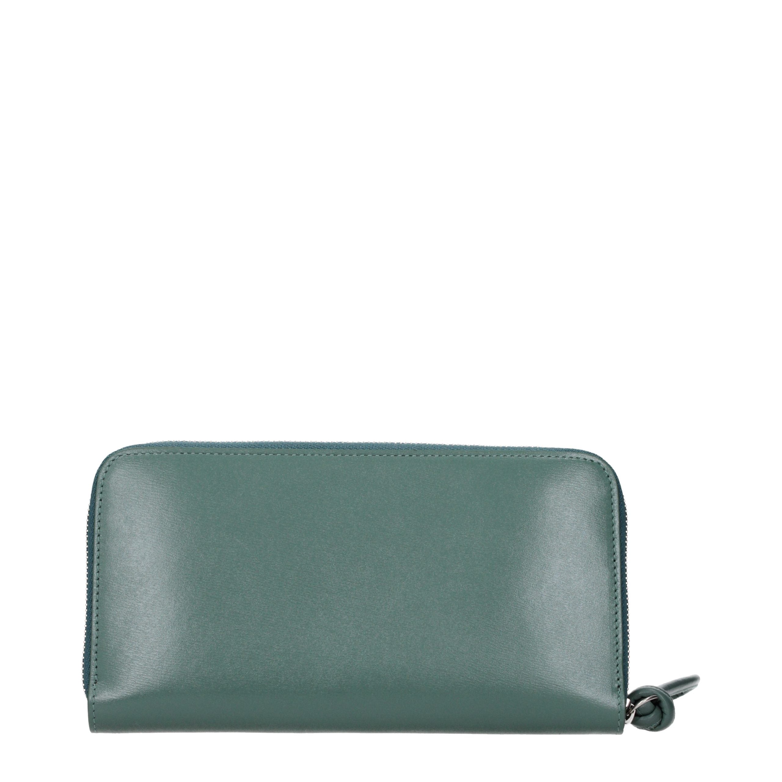 Green Leather Wallet