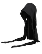 Men Black Cotton Whole Head Fisherman Capello Hat