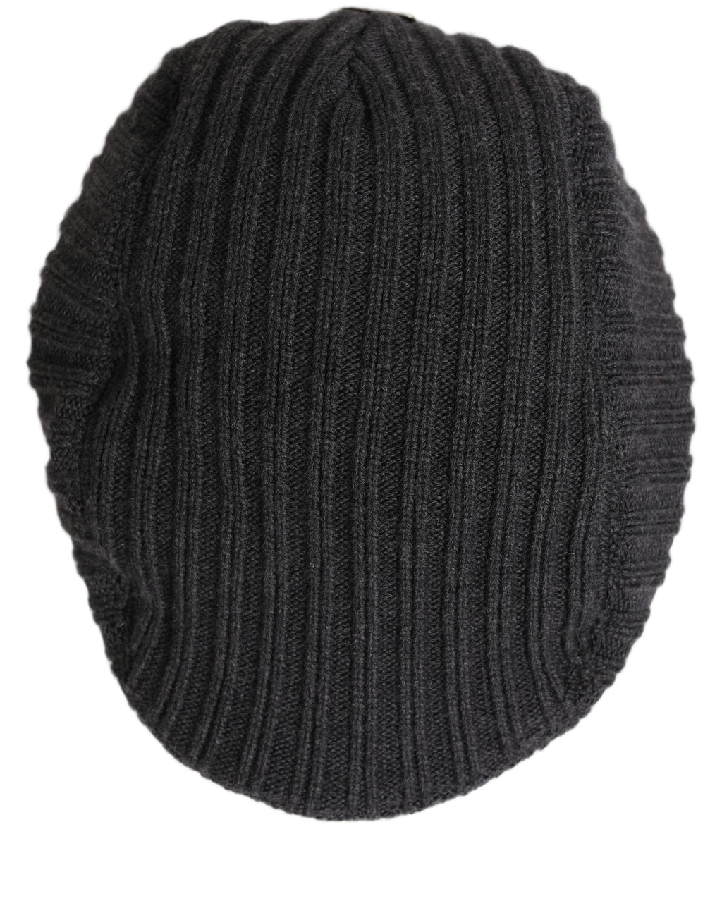 Men Dark Gray Wool Knitted Newsboy Capello Hat