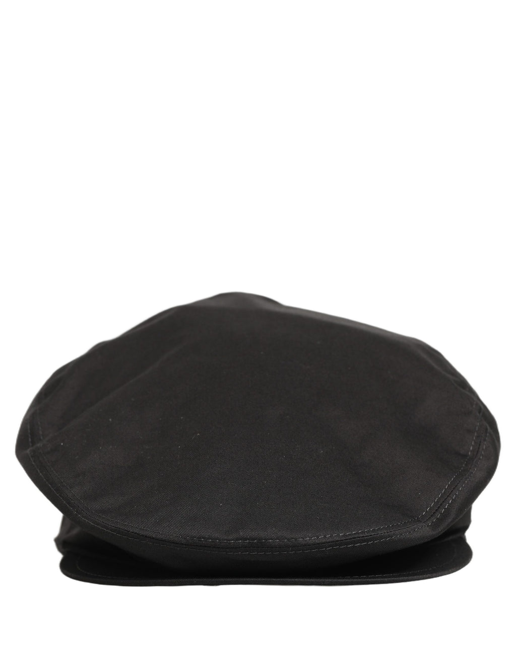 Men Black Cotton Stretch Newsboy Cloth Capello Hat