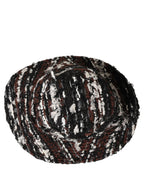 Women Multicolor Acrylic Tweed Bucket Capello Hat