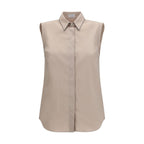 Beige Cotton Shirt