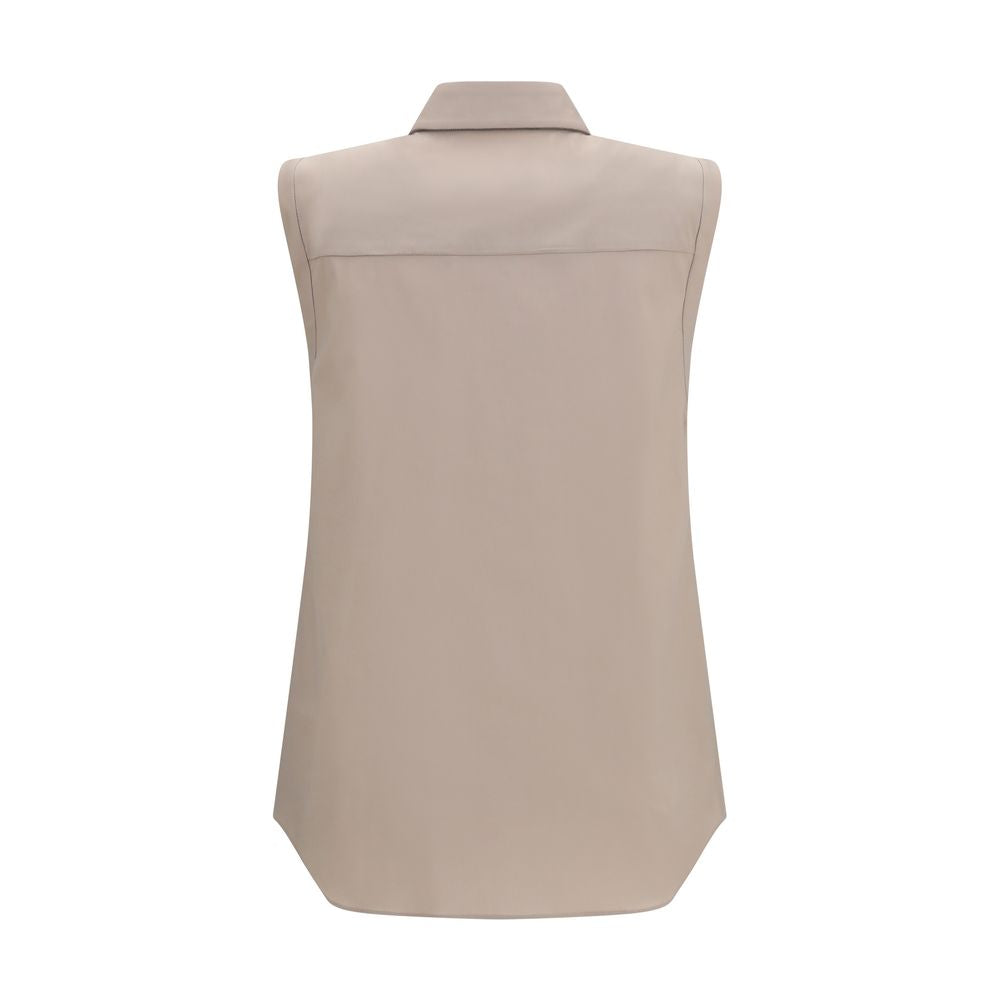 Beige Cotton Shirt