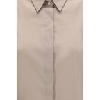 Beige Cotton Shirt