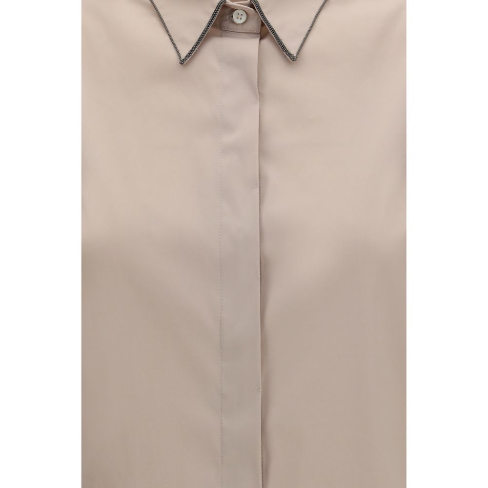 Beige Cotton Shirt