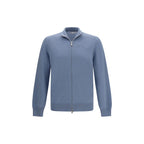 Blue Cashmere Cardigan