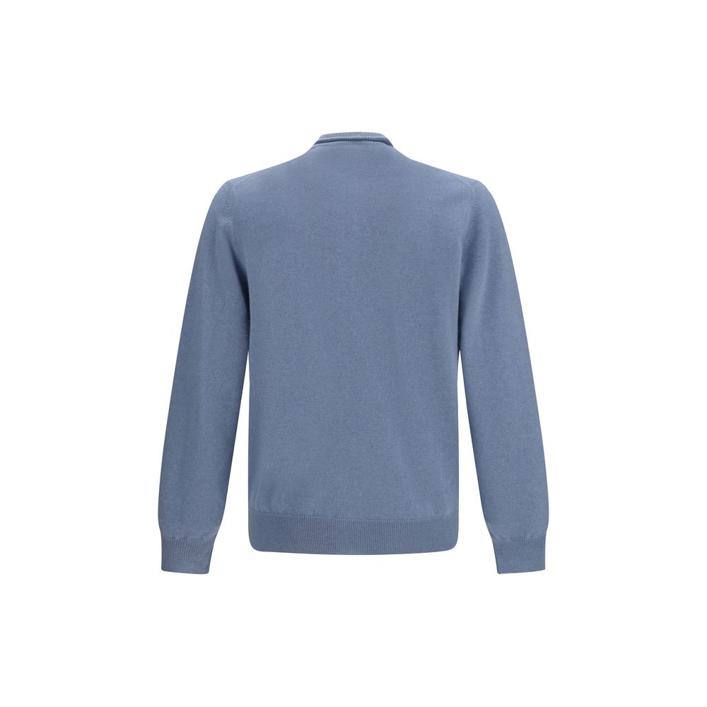 Blue Cashmere Cardigan