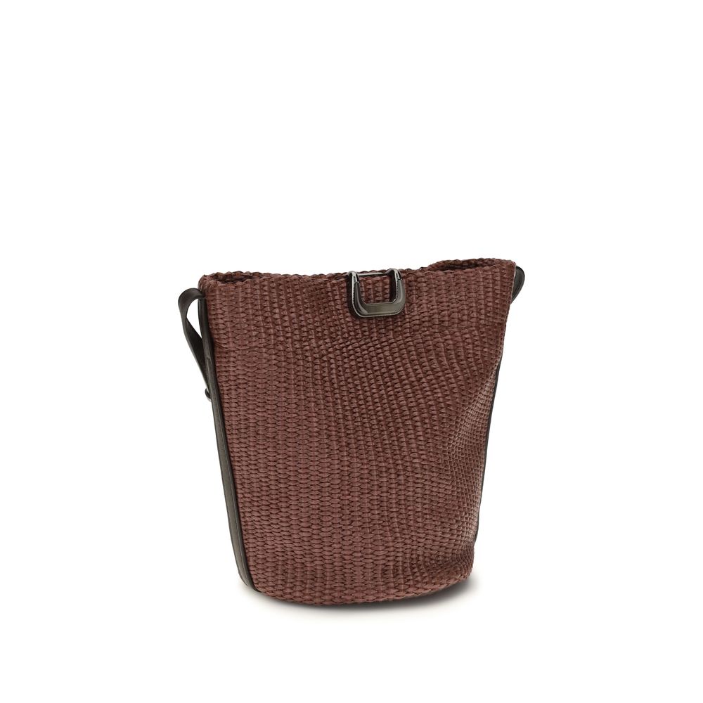 Bordeaux Cotton Shoulder Bag
