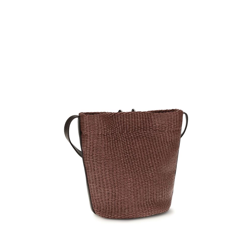 Bordeaux Cotton Shoulder Bag